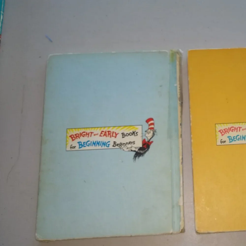 Dr seuss Inside Outside Upside Down + The Ear Book Vintage